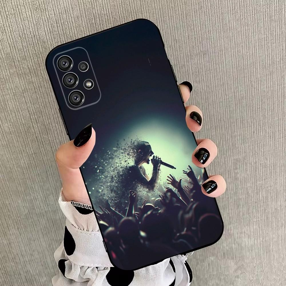 

Rock L-Linkin P-Park Band Phone Case For Samsung Galaxy A20,A21s,A22,A31,A32,A52,A53,A72,73,A80,A91 Soft Black Cover Samsung a714g