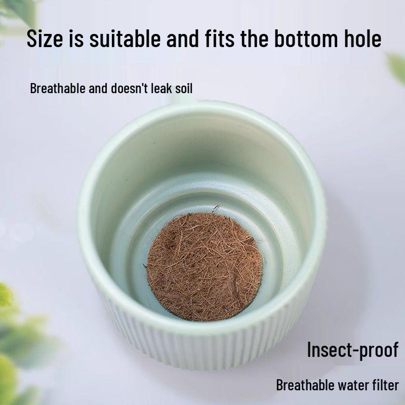 Coconut Fiber Leak-Proof Round Pot Pad for Succulents