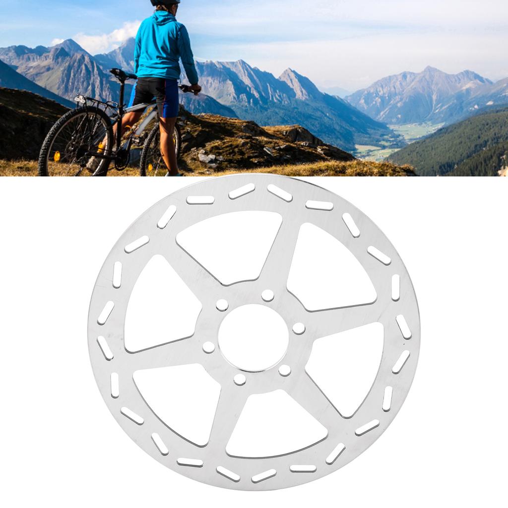 180mm Bike Disc Brake Rotor Fit for Road Bike Mountain Bike BMX MTB Steel Bicycle Disc Brake Rotor 6 Hole 2.5mm Thickness