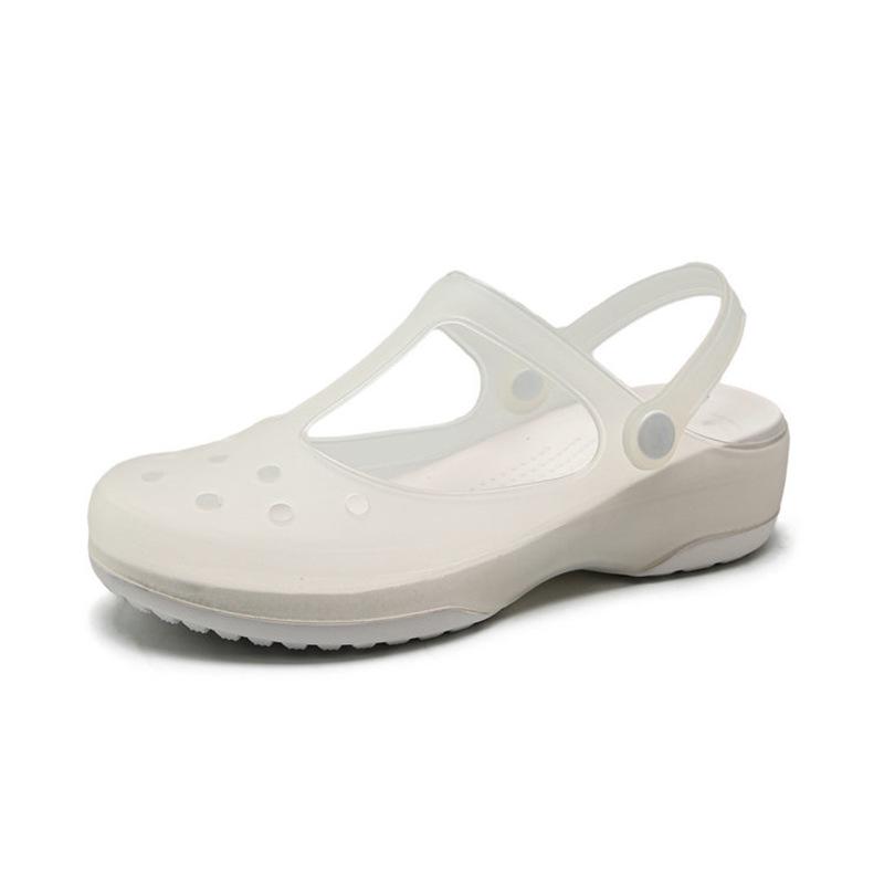 2025 Summer Women's Mary Jane Jelly Sandals: Soft Sole, Non-Slip, Perfect for Beach or Garden