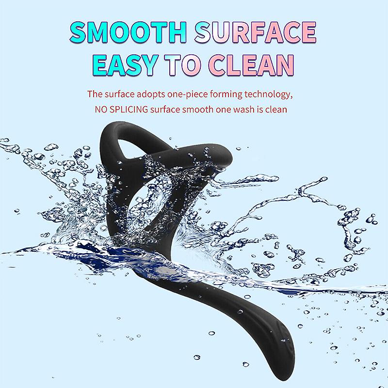 Weicher Penisring aus Silikon für Männer, Verzögerungsschleife, Penis-Sexspielzeug für Männer, Penisringe, Erotikartikel, verzögerte Ejakulation, Leinen-Düsenhülle für den Penis