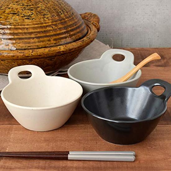East Origina Tonburi Bowl with Japanese Dinnerware Includes Small and and Dish Set Handle, 3-Color Set, Set, Bowl, Pot, Bowl,