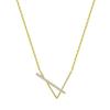 V-Shaped Geometric Clavicle Necklace - Chic, Cold Style for Women