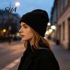 Daily Commuter Warm Gear Unisex Solid Color Knit Beanies, Classic Slouchy Skull Cap for Winter, Couple Matching Beanies Casual Headwear Men