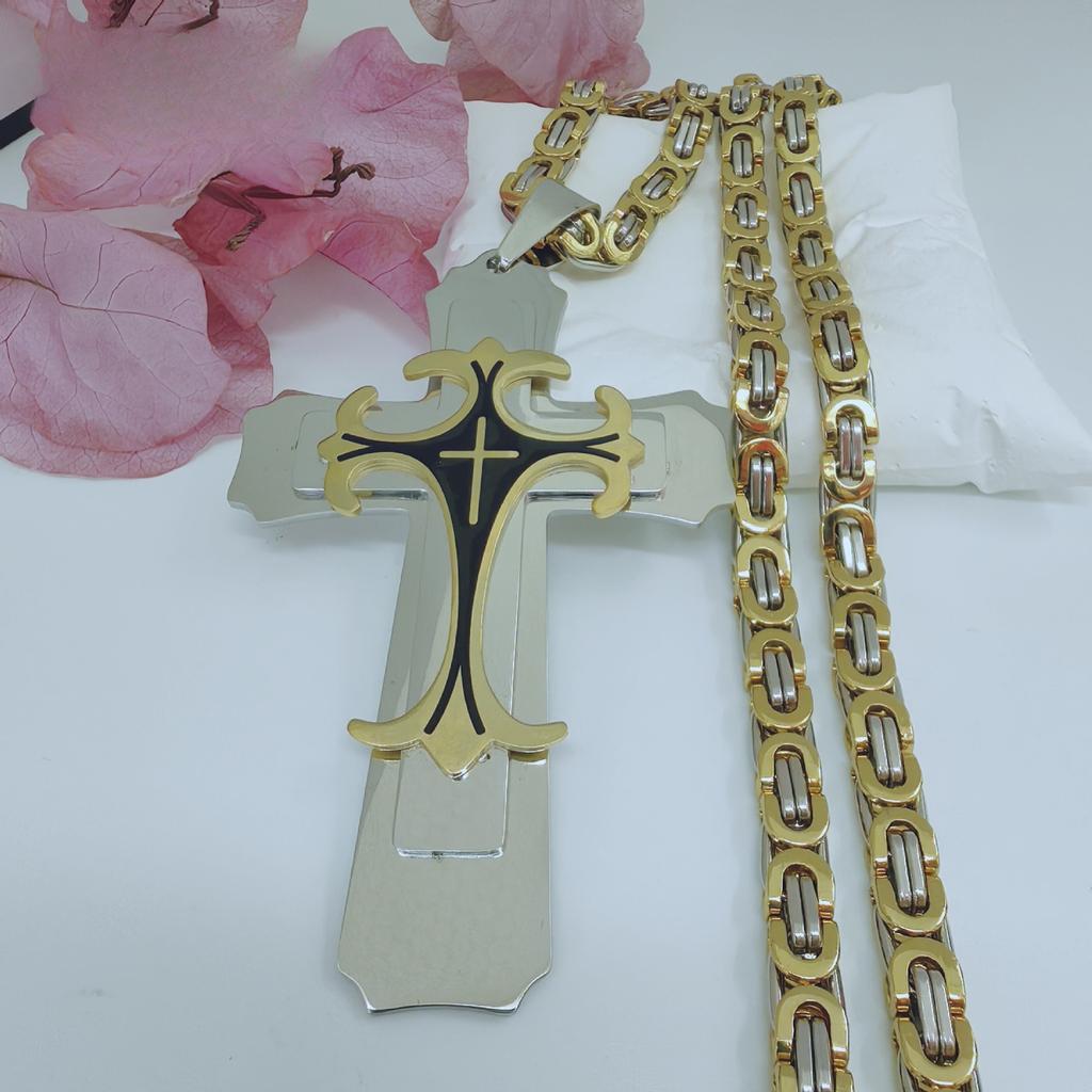 Fashion Trend Personalized Men's Pendant Necklace Jewelry Cross Jewelry Accessories 2026