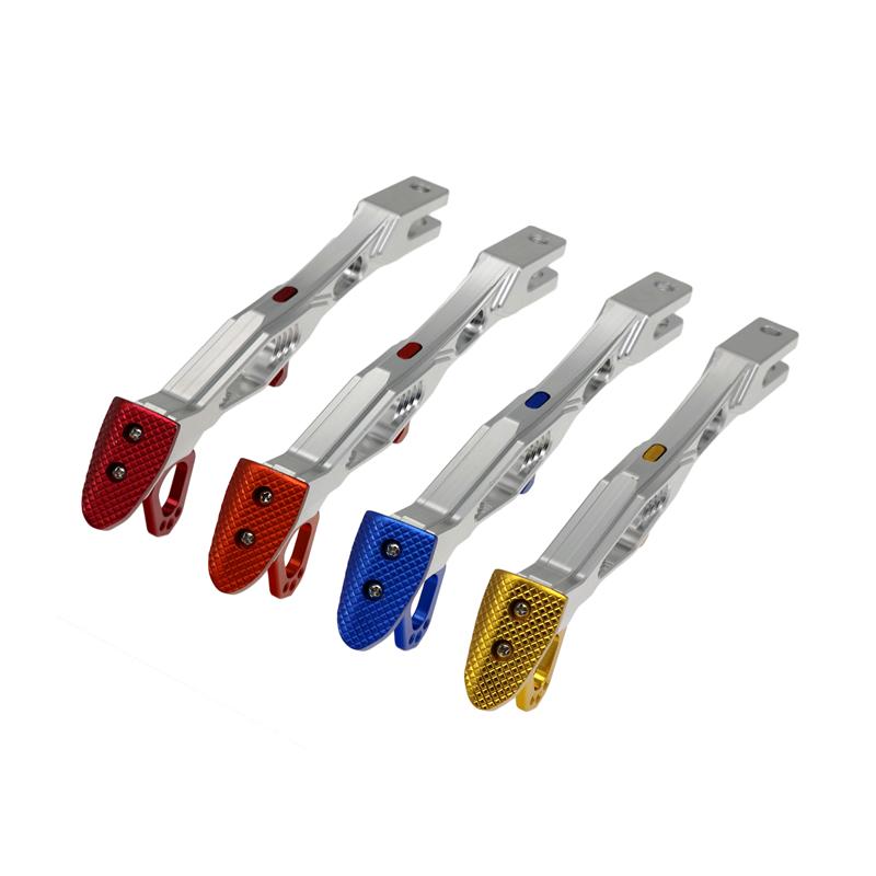 LMoDri CNC Aluminium Alloy Motorcycles Kickstand Kick Side Stand Motorcycle Scooter Street