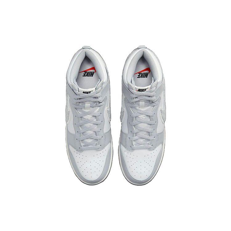 Nike Dunk High 'Chenille Swoosh Light Smoke Grey' DR8805-003