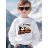 Kids Sweatshirt Ghost Train Pumpkin Creative Design Hot Print Pattern Fashion Sweatshirt Fleece Warm Spring Autumn Round Neck
