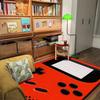 Klassische Gaming-Konsolen Teppiche für Wohnzimmer Heimdekoration Schlafzimmer Bettseite Flauschiger Teppich Rutschfest Kinder Krabbelspielmatte