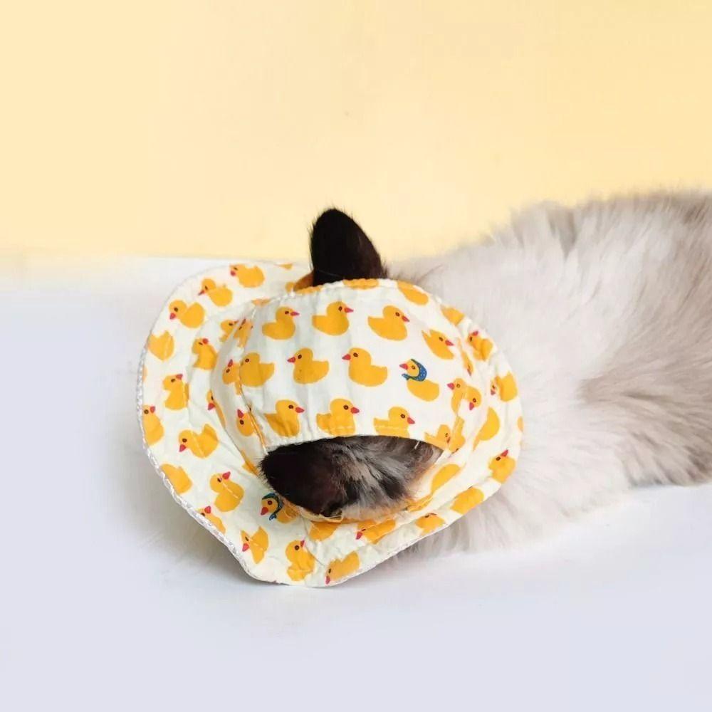 Breathable Pet Sun Hat Adjustable Pet Fisherman Hat High-quality Dog Sunshade Hats