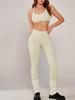 Beautiful back sports underwear, yoga set, women's fitness trousers, a set of Pilates quick-drying yoga clothes, two-piece set