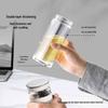 Gift Monkey Double-Layer Glass Tea Infuser Bottle