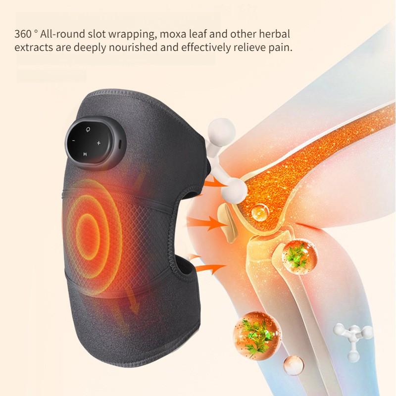 Portable Electric Heating Knee Pad Household Hot Compress Knee Massager Knee Joint Pain Relief Therapy Equipment