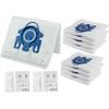 9 Pack Airclean GN 3D Vacuum Cleaner Bags Compatible with Miele Classic C1, Complete C1, Complete C2, Complete C3, S227/S240, S270,S400,S2,S5,S8