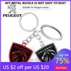 2026 Het Bilklistermärke 3D Metall Lejon Nyckelring Bilnyckelring Tillbehör För Peugeot 207 3008 206 208 308 307 407 508 2008 5008 10
