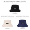 Cotton Fisherman Hat For Men Women Sun Protection Large Brim Summer Fashion Sun Hat With Letter Embroidery