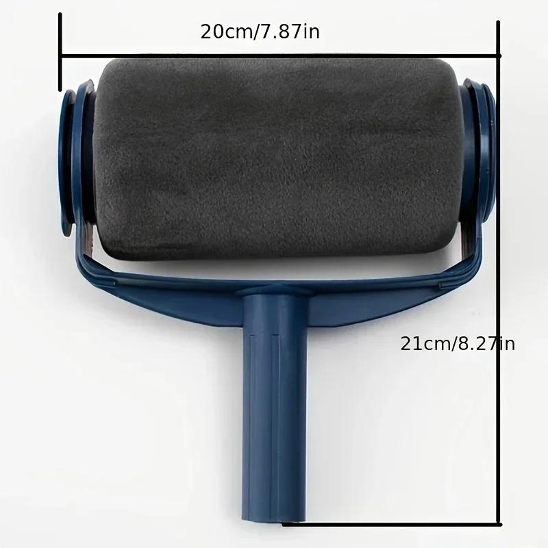 1Pc Paint Roller Brush - Handheld Paint Roller - Cleaning Paint Roller - Roller Tool For Painting Room Walls Ceilings Floors