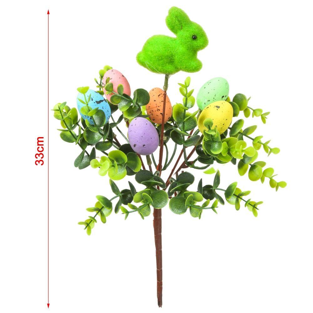 Artificial Eggs Tree Branch Foam Painting Foam Egg New Fake Plant  Festival Party