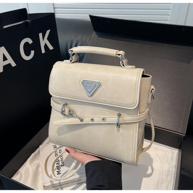 Retro Fashion Handbag Women's Winter New Simple Small Square Bag High-end Shoulder Women's Bag