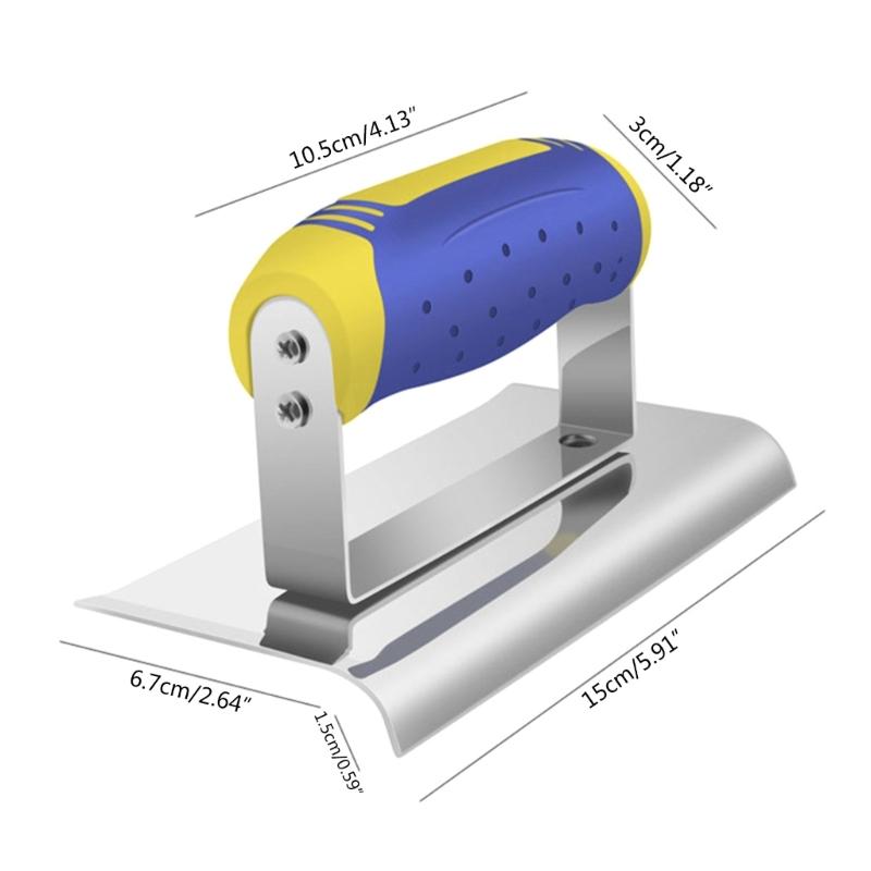 Inner Outer Corner Trowel Internal External 90 Degree Sheet Rock Stainless Steel Drywall Corner Trowel Repair Tool