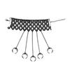 Gothic Style Exaggerated Personality One-Piece Finger Chain Women'S Retro Hollow Tassel Nail Back Chain