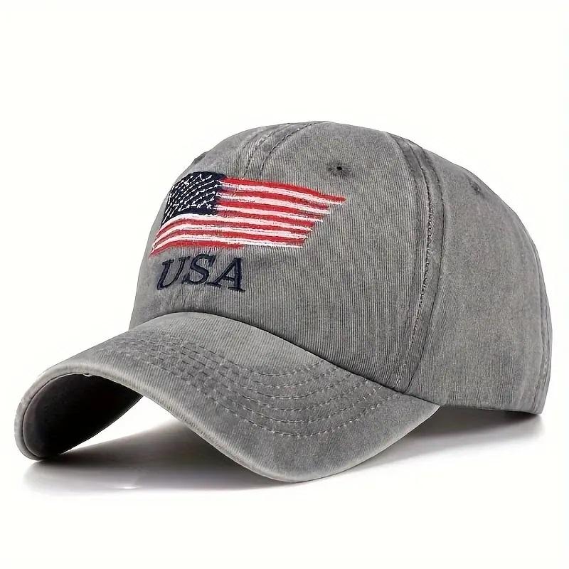 

Lightweight Adjustable Unisex Embroidery Baseball Cap Solid Color Casual Dad Hat For Women & Men Adjustable серый