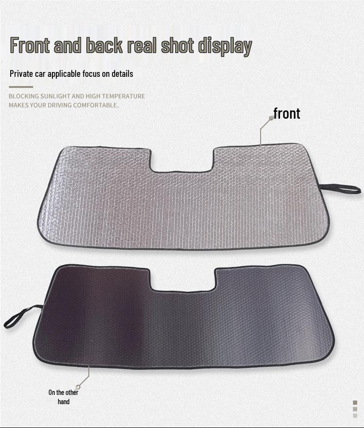 WEY Tank 300 Custom Shaped Front Windshield Sun Visor for Heat Insulation and UV Protection