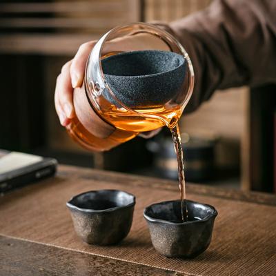 Nano Ceramic Non Porous Filter Tea Strainer Heat-resistant Glass Fair Cup Kung Fu Tea Set Tea Dispenser Household Tea Making Pot