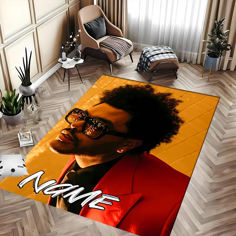 Custom personalization The Weeknd Area Rug - Perfect For Kitchen, Bathroom,Laundry Room Decor Large Size Available,Gift All Seasons