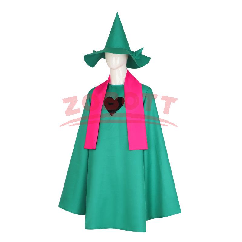 Undertale Ralsei Cosplay Mikina Plášť Vršek Deltarune Cosplay Plášť Kostým S Kloboukem Šál Halloweenský Kostým