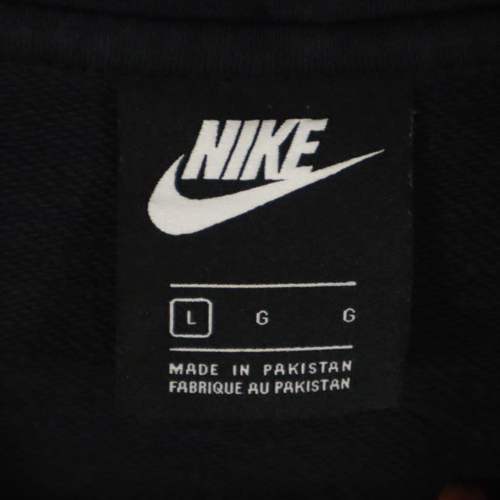 NIKE Back logo Long sleeve Sweatshirts L black Men's Used