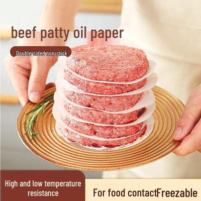 Food-Grade Non-Stick Oil Paper Pad for Separating & Freezing Beef Patties