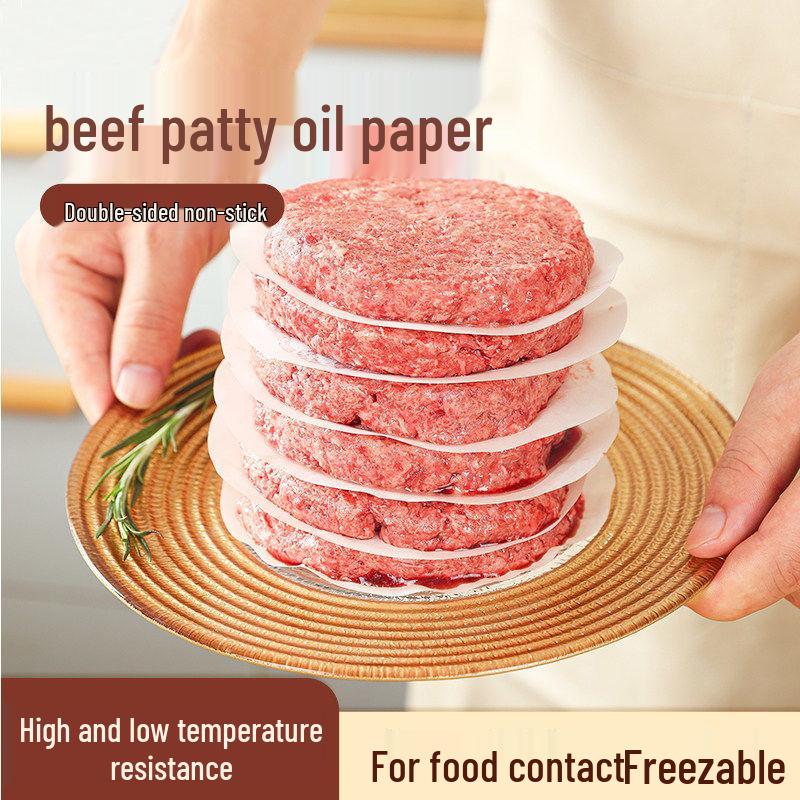 Food-Grade Non-Stick Beef Patty Oil Paper Separator for Freezing