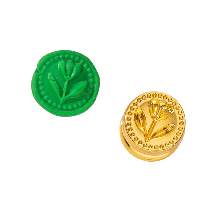 Seal Wax Stamps Head Crafts Decoration Scenery Picture For DIY Scrapbooking Bird Pattern Envelope Invitation Gifts Brass Copper