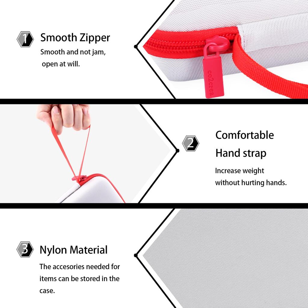 (Case Only) 8BitDo Retro 18 Mechanical Numeric Pad Storage Case, White - co2CREA