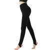 LXV Women's Fleece-Lined V-Waist Stirrup Leggings