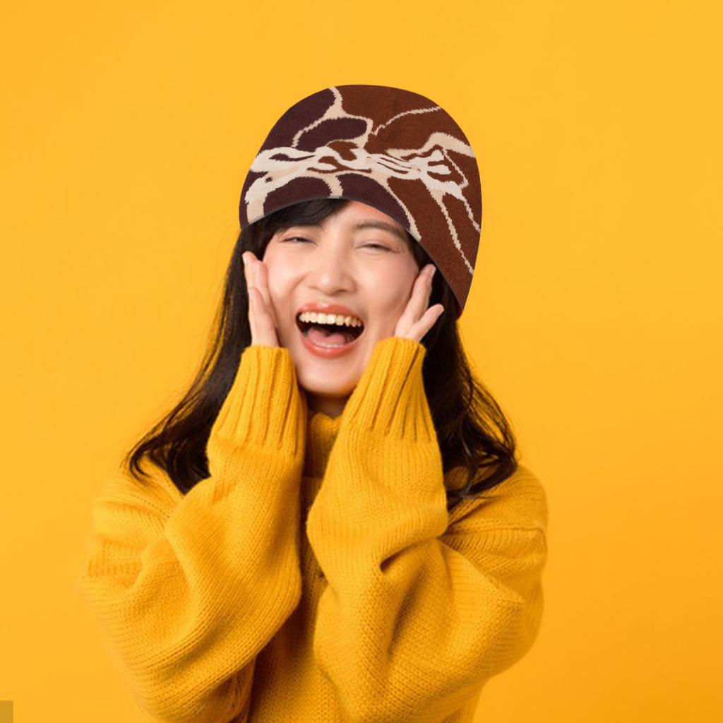 Hiphop Knitted Hat with Jacquard Letter Warm Fashion Hat Winter Headwear for Autumn/Winter