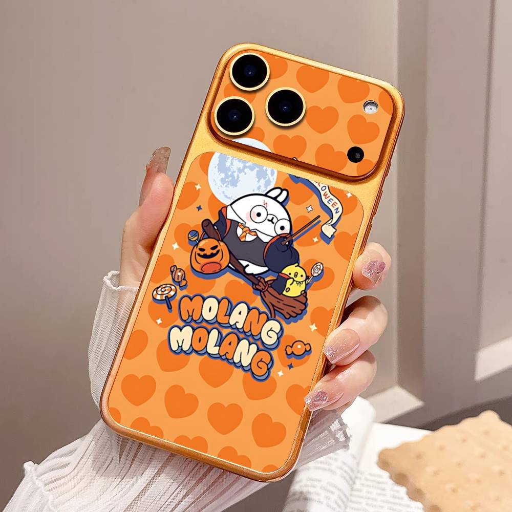 Kawaii Cute Rabbit M-MolangS Anime Protective Back Wrap Skin Decal Sticker For IPhone 17 Pro 17 Pro Max