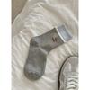 Lady Spring Simple Cute Lace Cartoon Puppy Cotton Preppy Style Pile Pile Long Socks