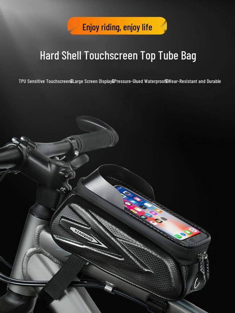 Waterproof Bicycle Handlebar & Saddle Bag with Phone Holder