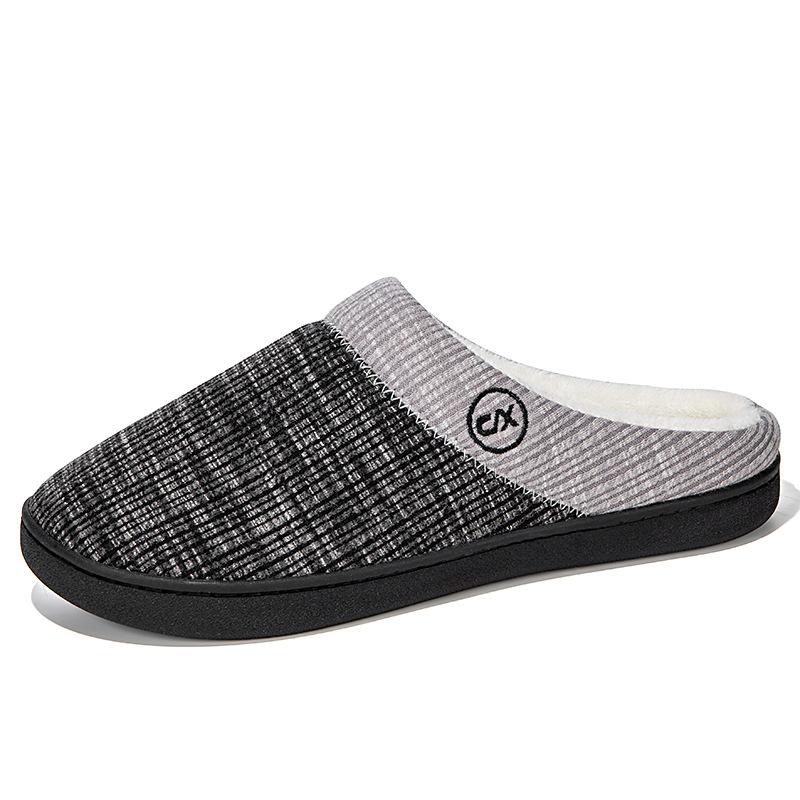 Cotton slippers winter large size indoor warm new plush cotton shoes