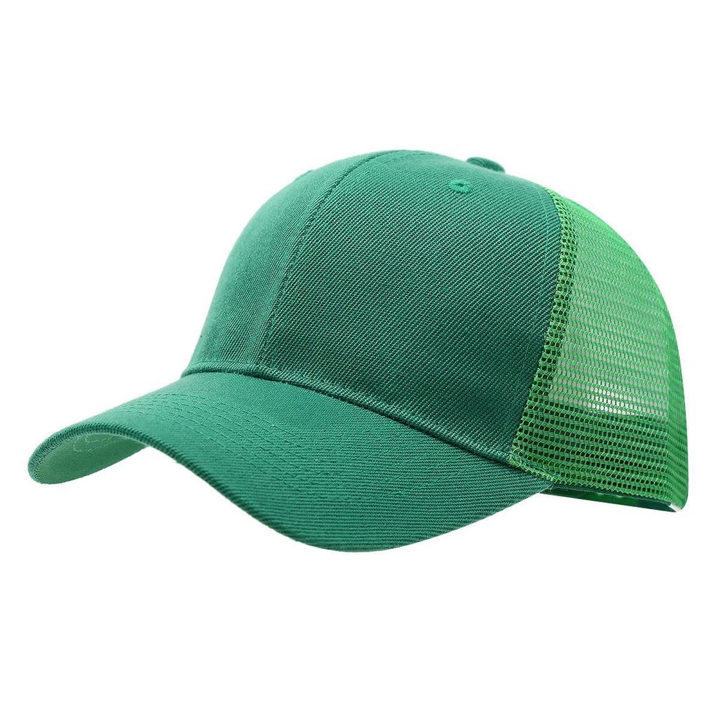 Unisex Summer Breathable Six-Panel Mesh Baseball Cap with Custom Logo for Outdoor Sports