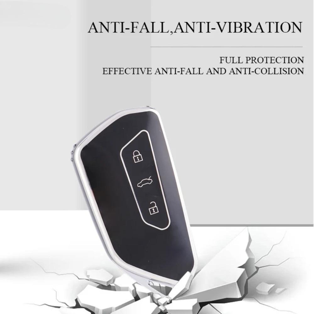 Soft TPU Car Remote Key Case Cover for VW Volkswagen Golf 8 MK8 2020 for Skoda Octavia for Seat Protection Shell Key Accessories