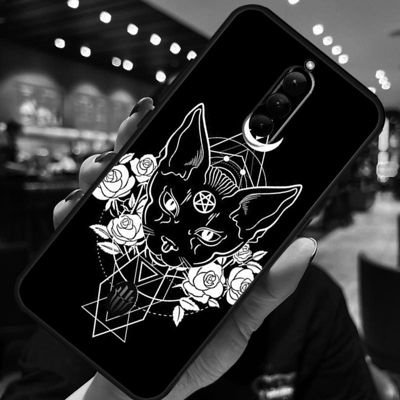 Witches Cat Moon Case For ZTE Nubia Red Magic 11 10 8 9 8S 9S 10S Pro Plus 10 Air 5G 6R 6 7 6S 7S Pro Cover