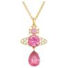 Exquisite Fashionable Design Necklace for Women Rose Red 630203D5