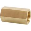 M3 M4 M5 M6 M8 M10 M12 M14 M22 Metric Female Brass Hex Rod Coupler Pipe Fitting Connector Adapter Water Gas Oil