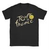 Tours De Frances Men T Shirt  Leisure Tees Short Sleeve Round Collar T-Shirts Pure Cotton Summer Clothing