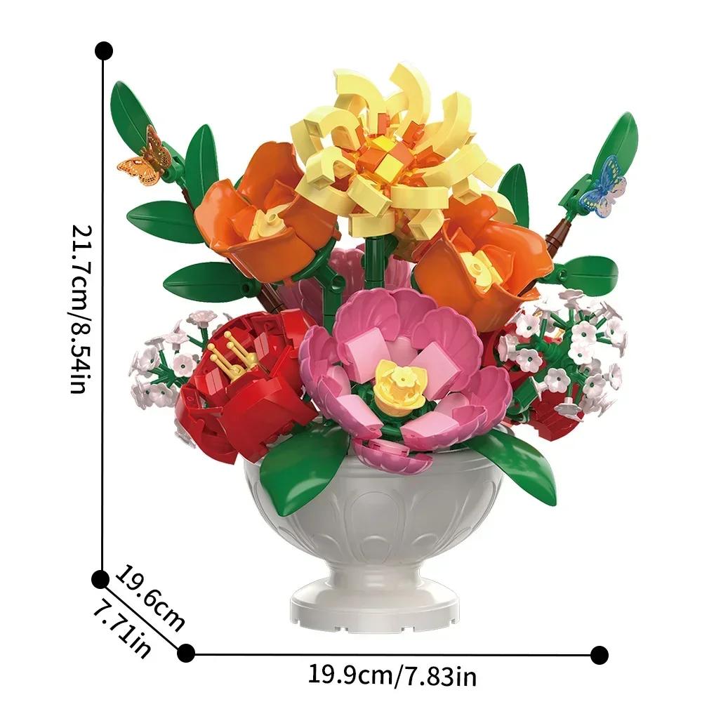 Ungiftige Botanicals Blumenarrangement DIY Bausatz Faux Bouquet Set Für Erwachsene Florales Home Dcor Kit Dekorationen Für Büro 10345