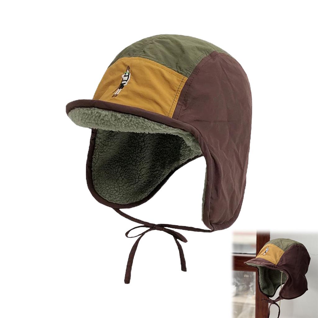 Thickened Plush Winter Thermal Cap Thickened Windproof Earflap Design Winter Hats for Cold Weather Outdoor