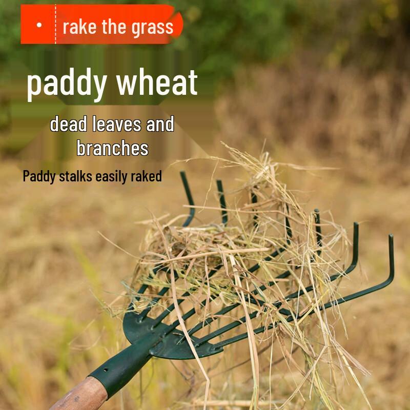 High-Carbon Steel Agricultural Garden Rake